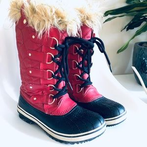 Sorel Red Tofino Winter Boots 6